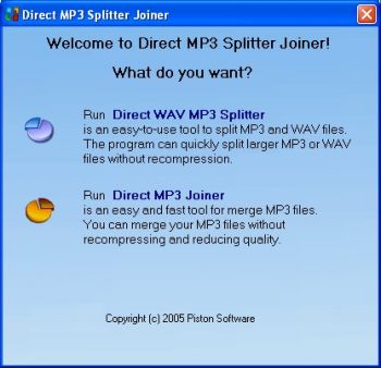 скриншот Direct MP3 Splitter Joiner