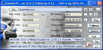 скриншот Exeifo PE