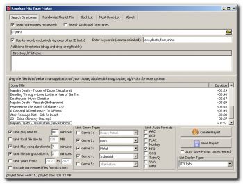 скриншот Random MixTape Maker