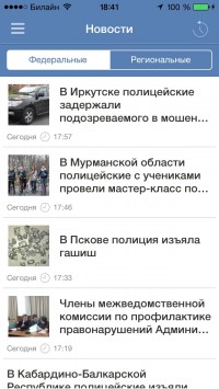 скриншот МВД России