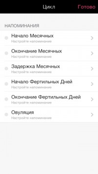 скриншот Месячные - Календарь Менструаций и Овуляций