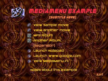 скриншот MediaMenu