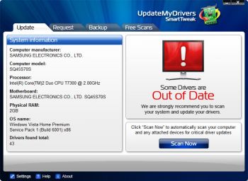 скриншот UpdateMyDrivers