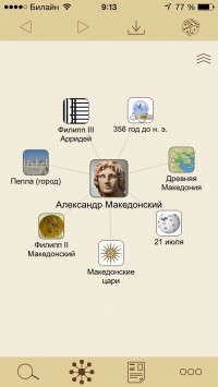 скриншот WikiLinks - чтение википедии с умом