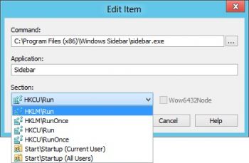 скриншот Startup Watcher