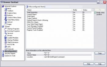 скриншот Browser Sentinel