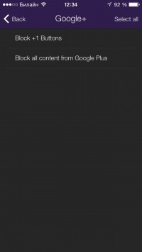 скриншот Weblock - AdBlock for iOS