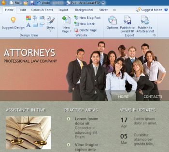 скриншот Extensoft Artisteer
