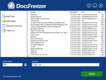 скриншот DocuFreezer