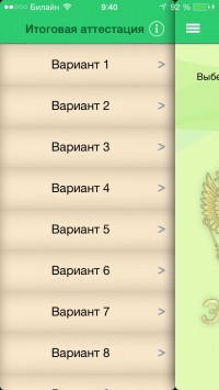 скриншот Итоговая аттестация - русский язык