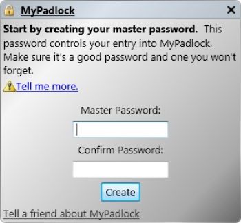 скриншот MyPadlock