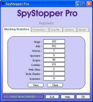 скриншот SpyStopper Pro