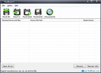 скриншот WinMount 2nd-Anniversary Edition