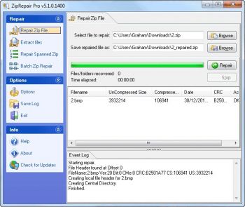 скриншот eRepair ZIP