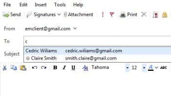 скриншот eM Client