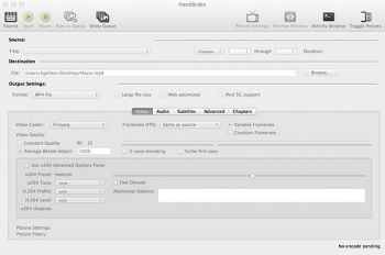 скриншот HandBrake