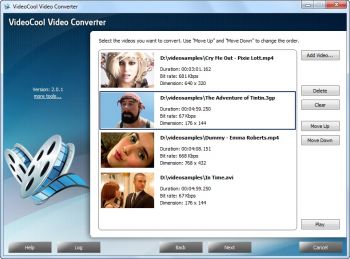 скриншот VideoCool Video Converter