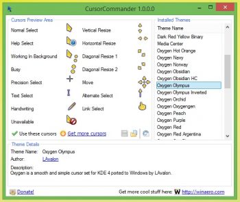 скриншот Cursor Commander