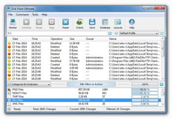 скриншот DiskPulse