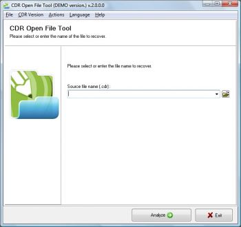 скриншот CDR Open File Tool