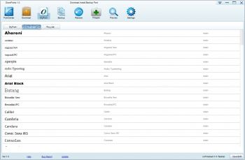 скриншот DownFonts
