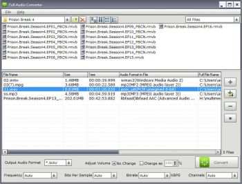 скриншот Full Audio Converter