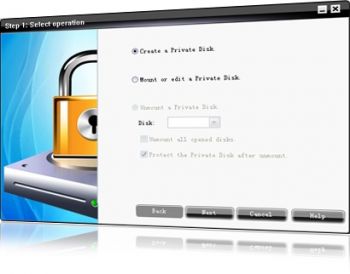 скриншот Gilisoft Private Disk