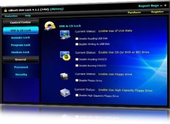 скриншот Gilisoft USB Lock