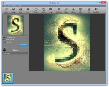 скриншот PhotoSun
