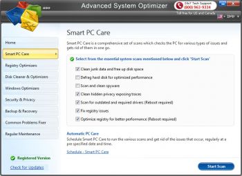 скриншот Advanced System Optimizer