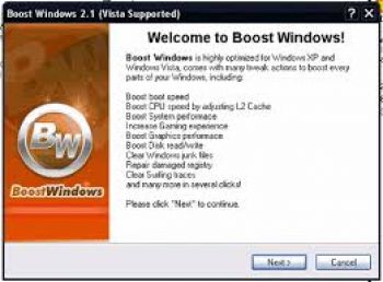 скриншот Boost Windows