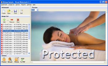 скриншот Visual Watermark