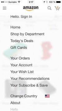 скриншот Amazon App