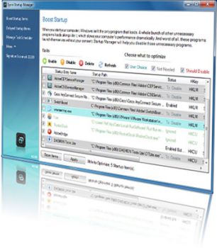 скриншот Synei Startup Manager