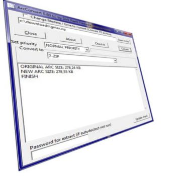 скриншот ArcConvert