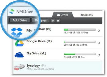 скриншот NetDrive