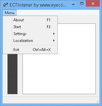 скриншот ECTlistener