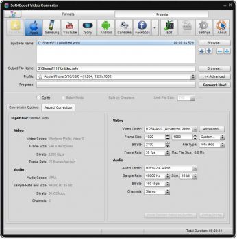 скриншот Soft4Boost Video Converter