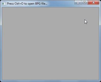 скриншот Simple BPG Image viewer