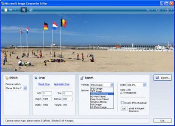 скриншот Image Composite Editor