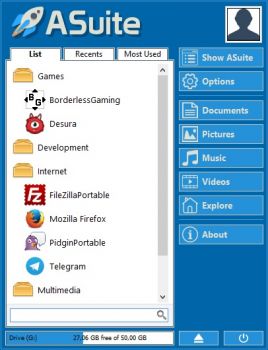 скриншот ASuite