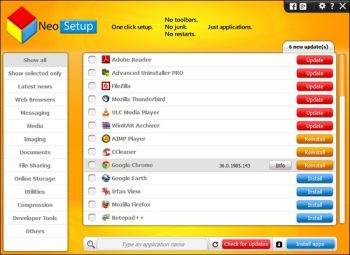 скриншот NeoSetup