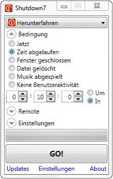 скриншот Shutdown7