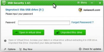 скриншот Kakasoft USB Security