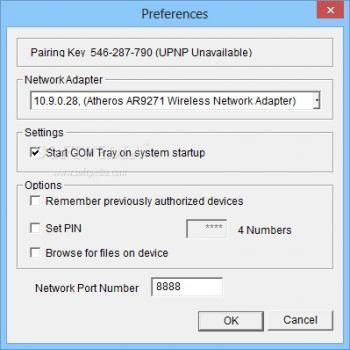 скриншот GOM Tray