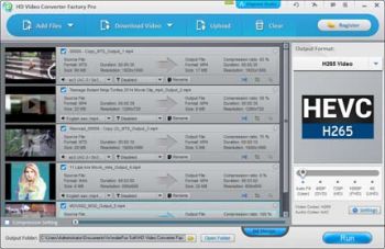 скриншот HD Video Converter Factory Pro