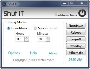 скриншот Shut IT