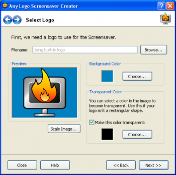 скриншот Any Logo Screensaver Creator