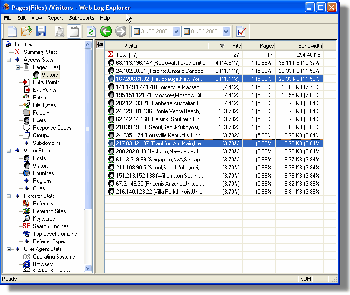 скриншот Web Log Explorer Professional Edition