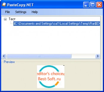 скриншот PasteCopy.NET